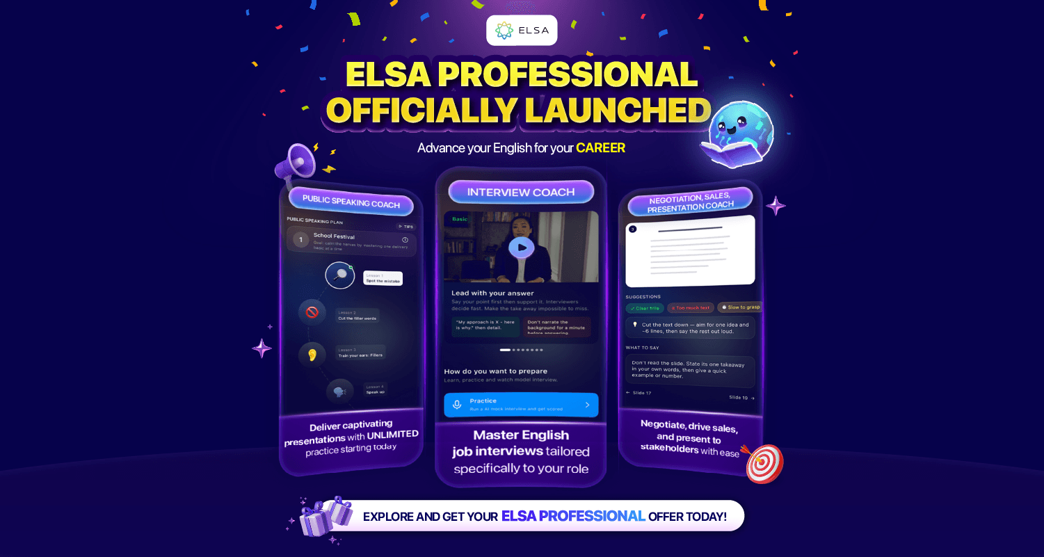 ELSA Speak Shop | Premium English Learning Plans & Memberships