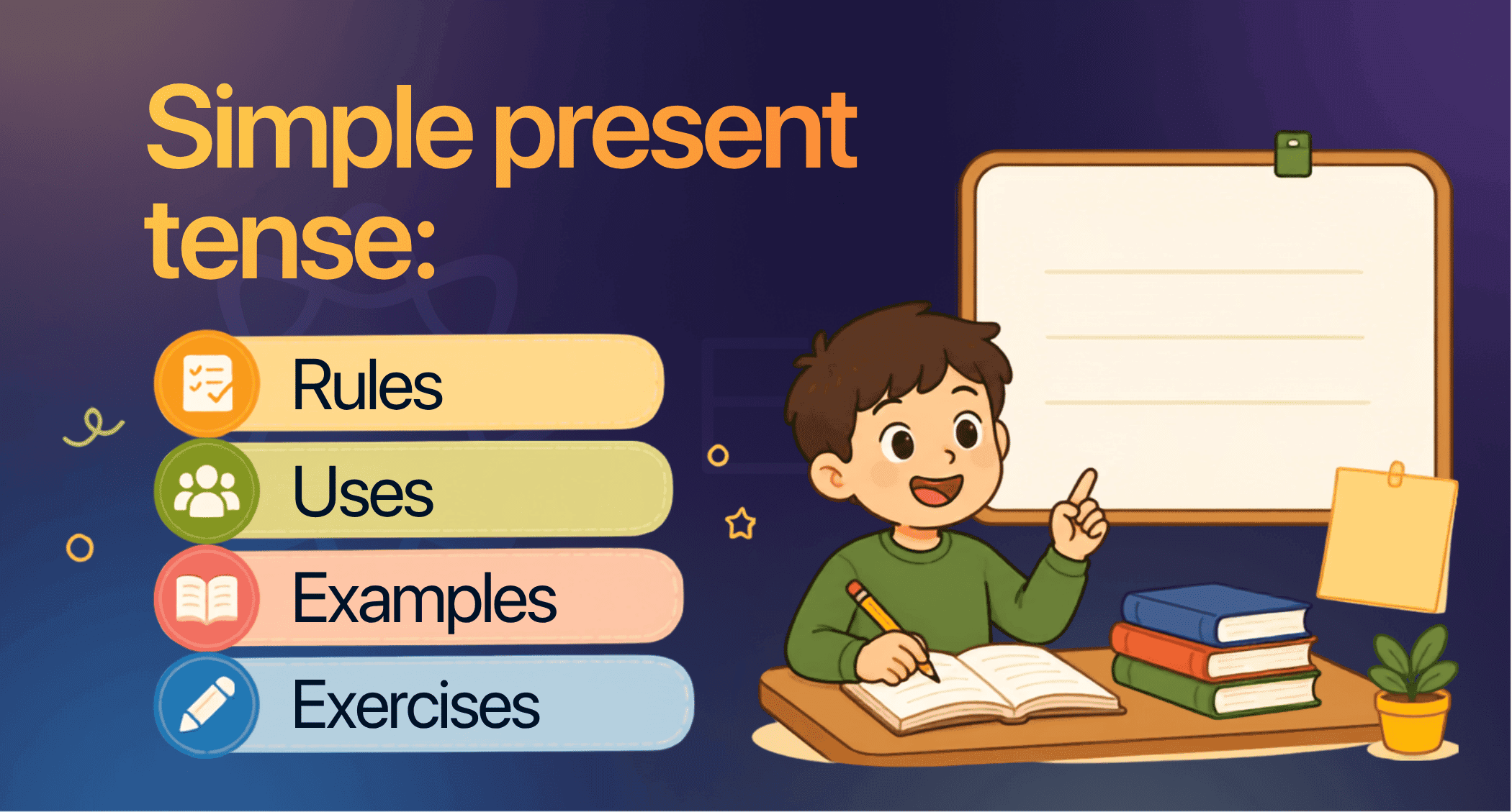 Simple present tense: Rules, uses, examples, and exercises