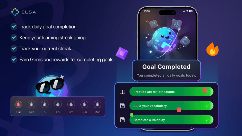 Complete small daily tasks to build and maintain a consistent learning habit