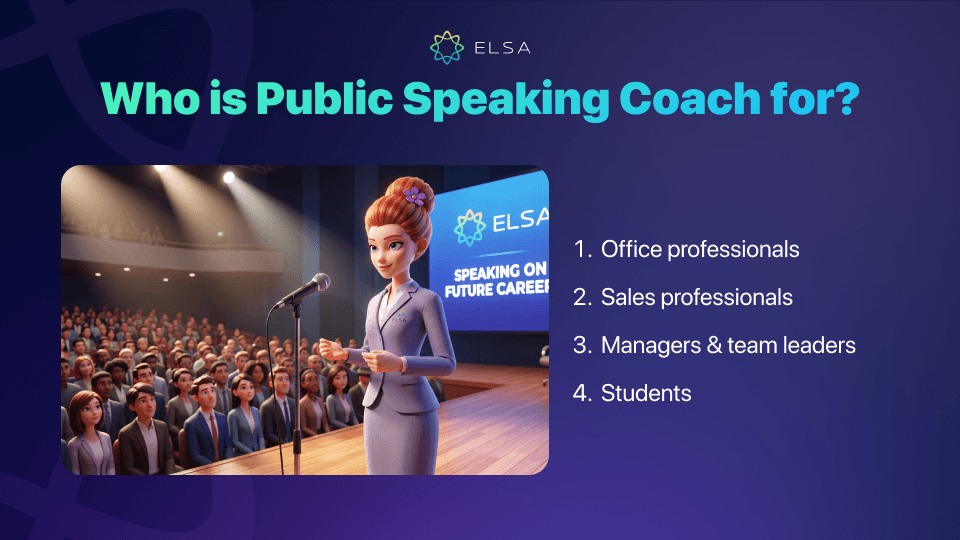 Who should practice with Public Speaking Coach?