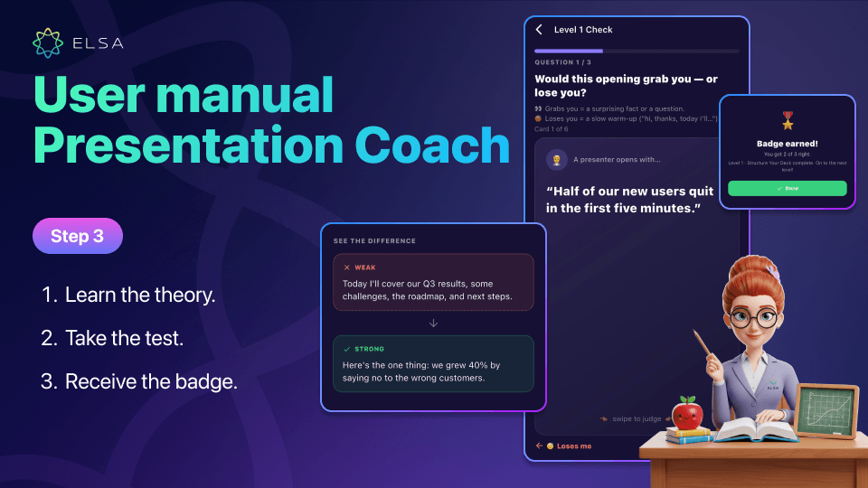 Learn the concepts and complete the Level Check
