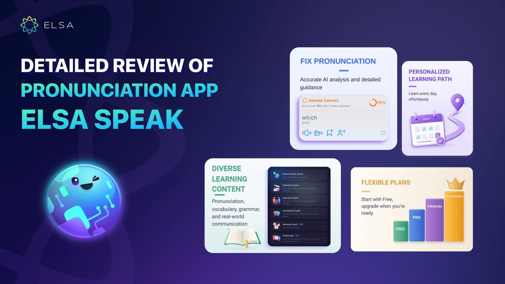 Detailed review of ELSA Speak features