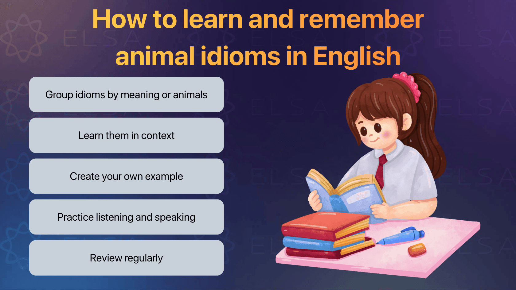 How to learn and remember animal idioms in English