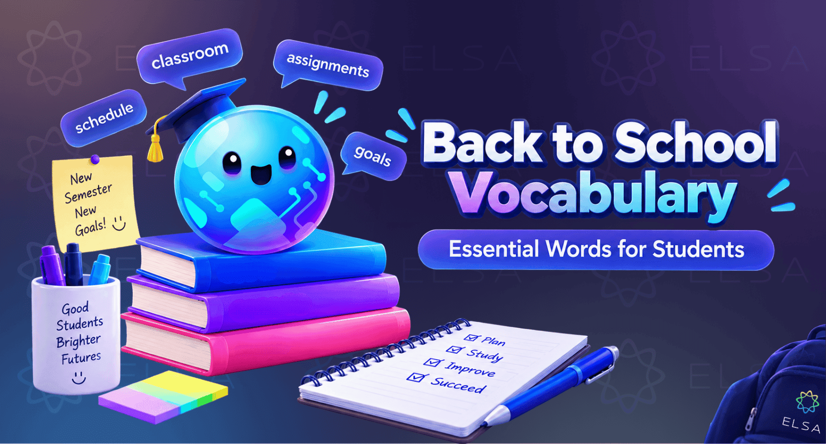 Back to school vocabulary: 100+ essential English words 