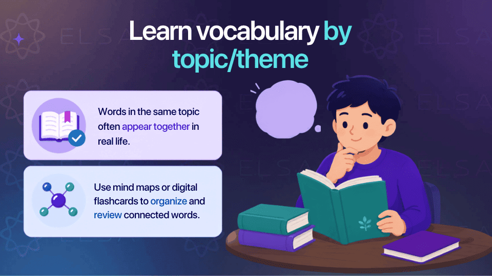 Best ways to learn basic English vocabulary: Learn by topic or theme