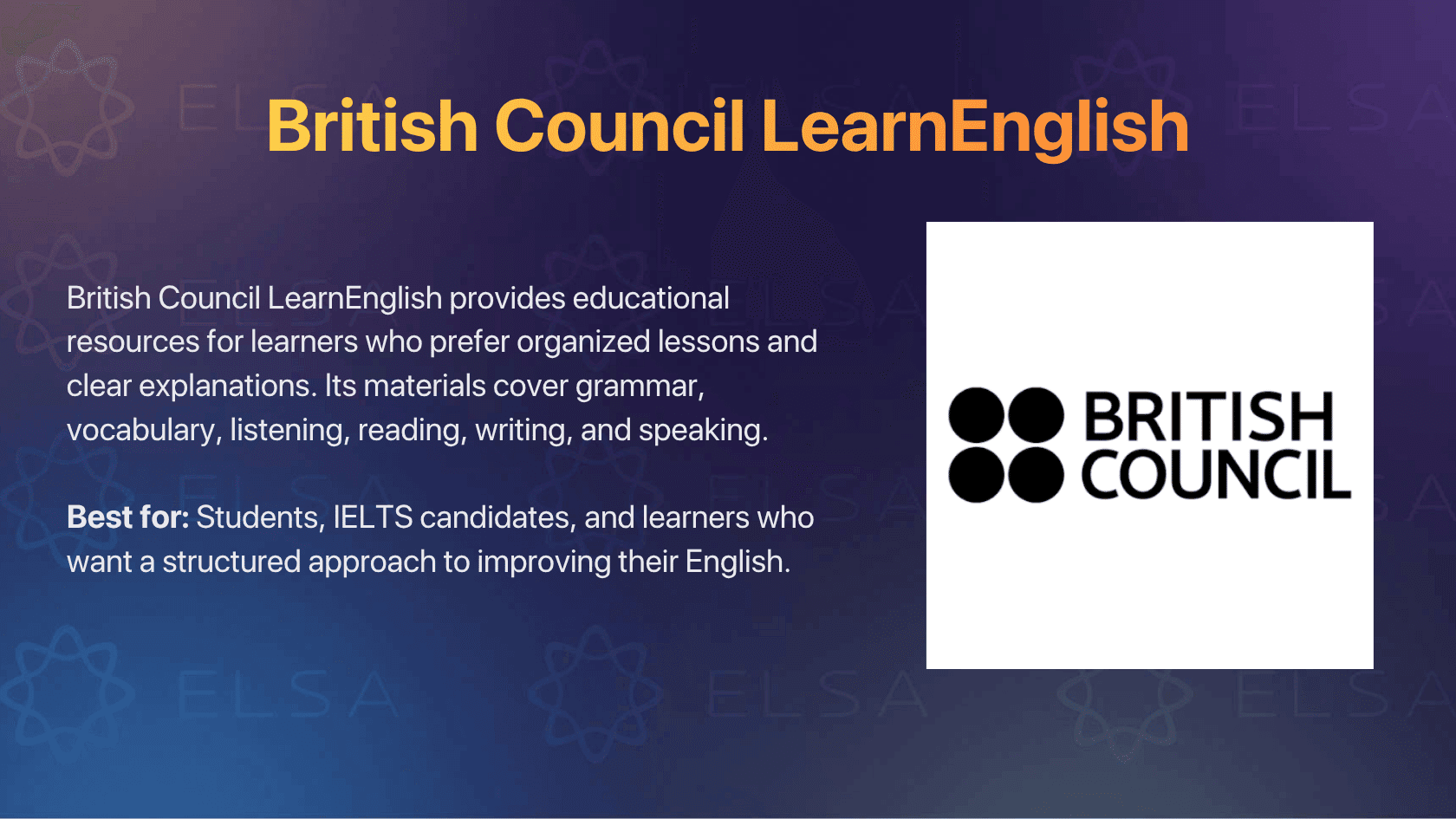British Council LearnEnglish: Best for structured lessons and exam preparation