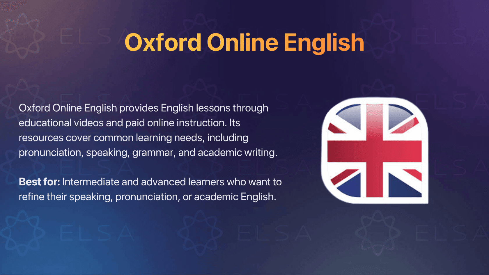 Oxford Online English: Best for video lessons and personalized instruction