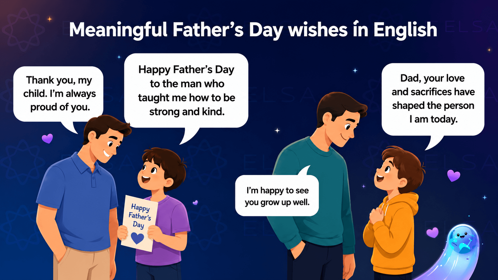 Meaningful Father's Day wishes in English
