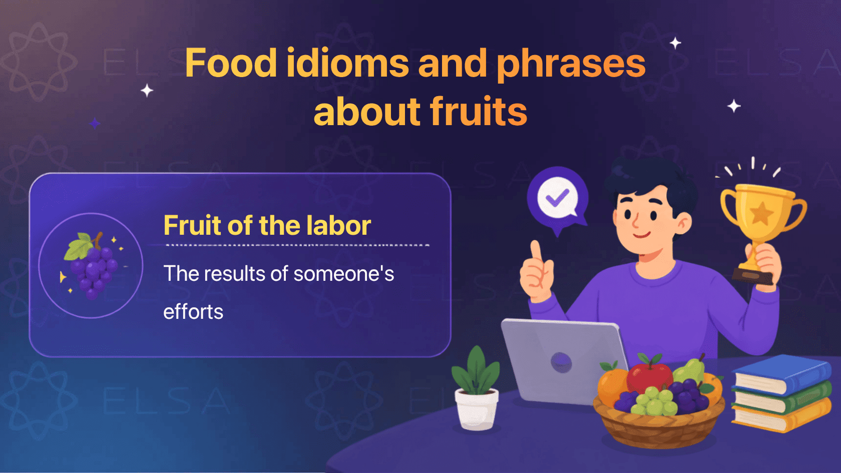 Food idioms and phrases about fruits