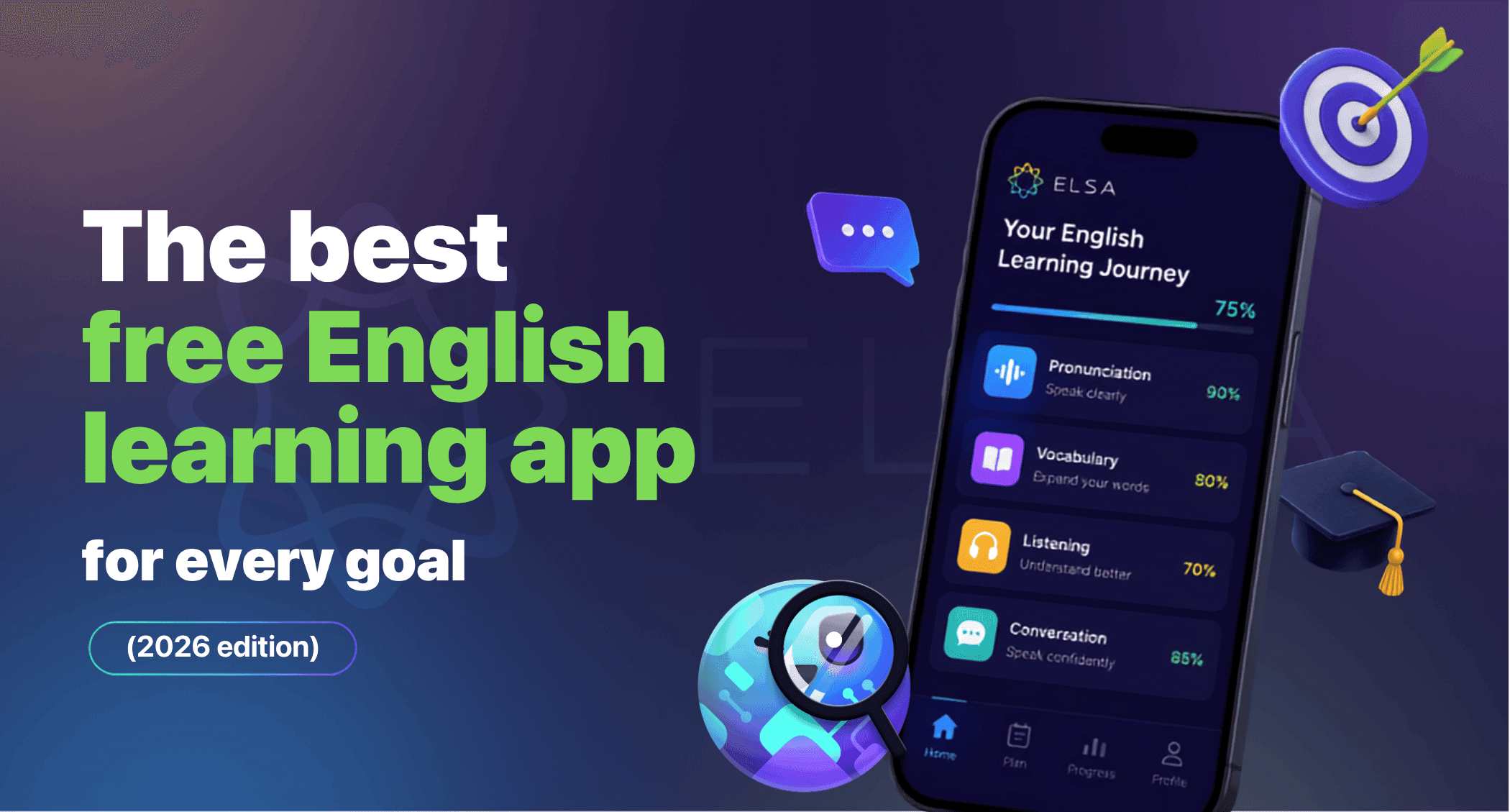 The best free English learning app for every goal (2026 edition)