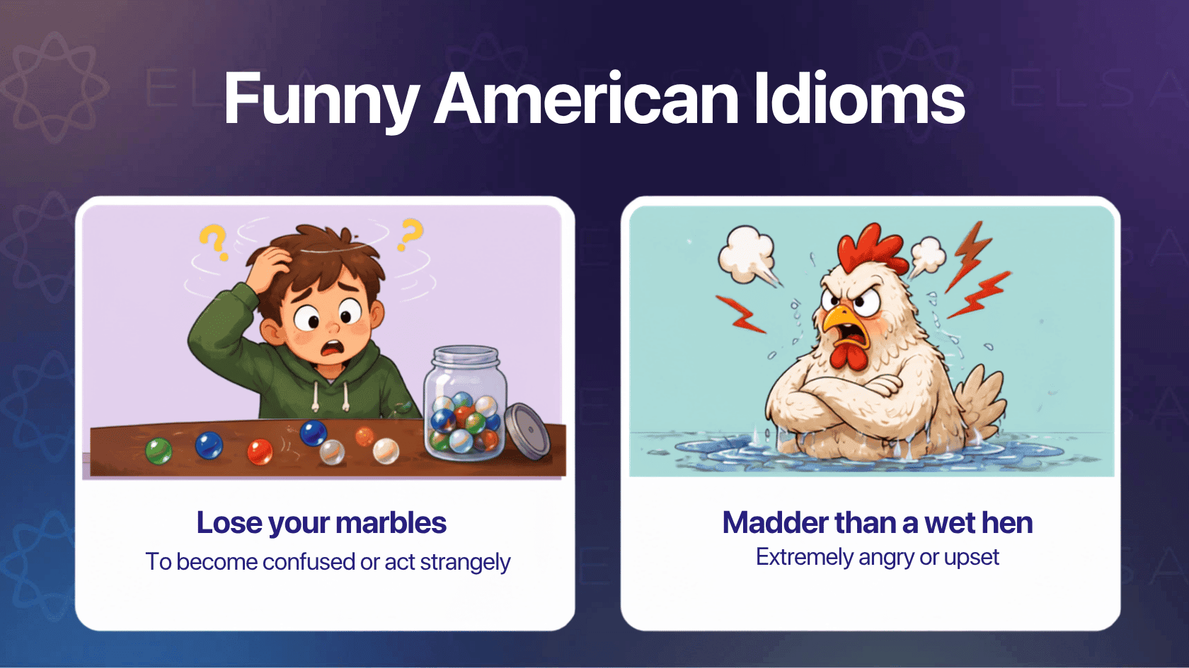 Funny American idioms