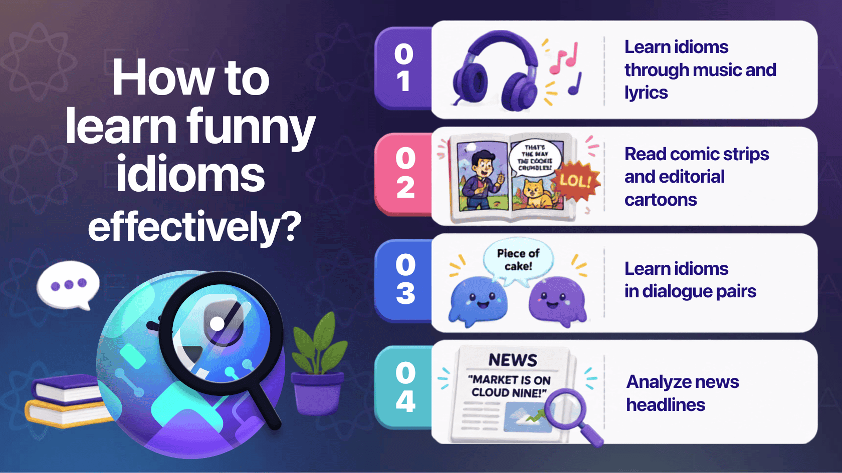 Ways learn funny idioms effectively