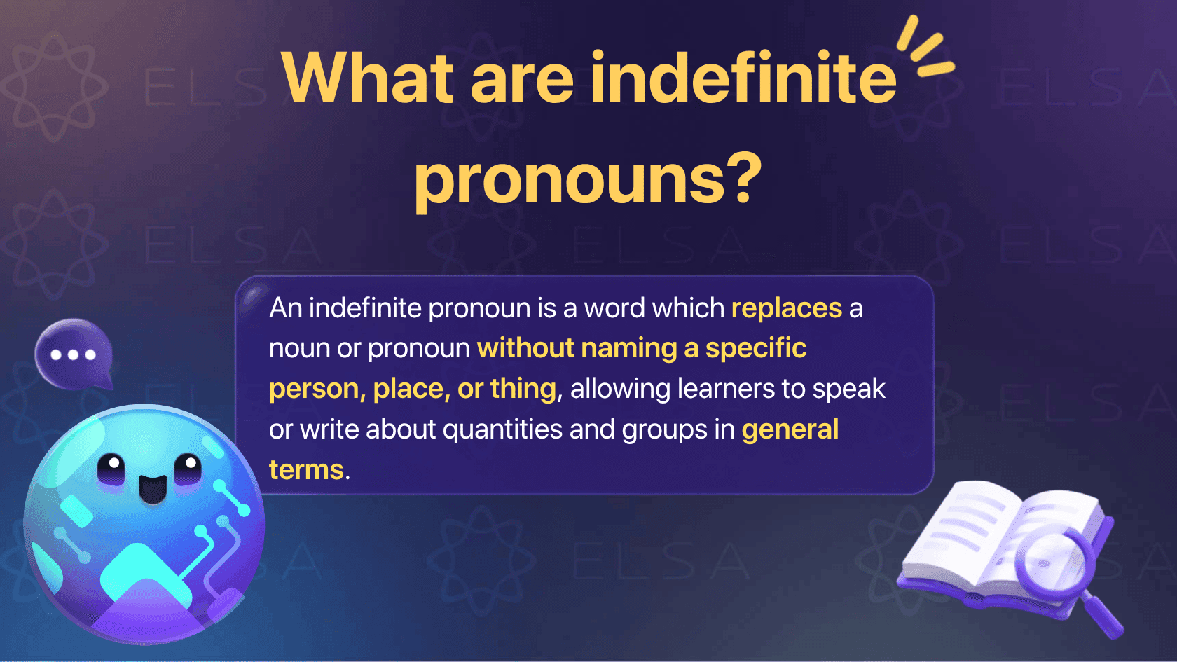 indefinite pronouns meaning