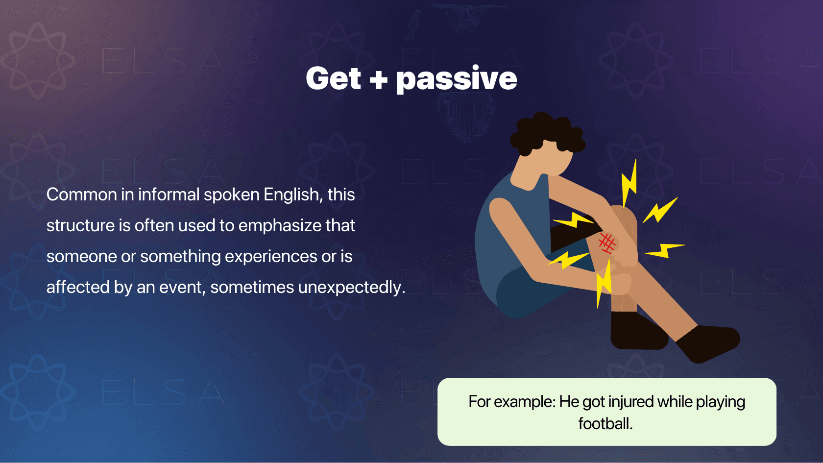 Passive voice with get