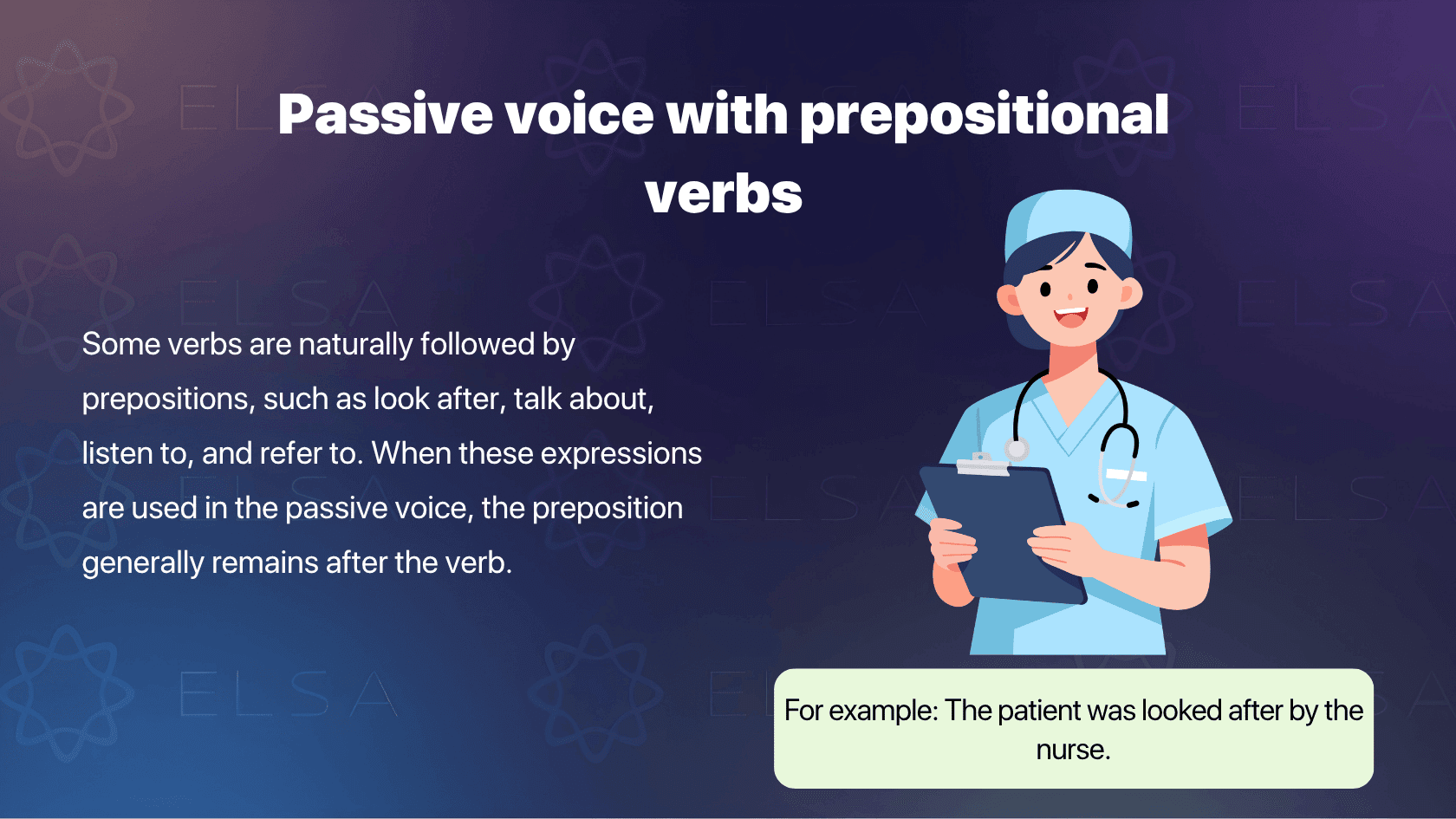Passive voice with prepositional verbs