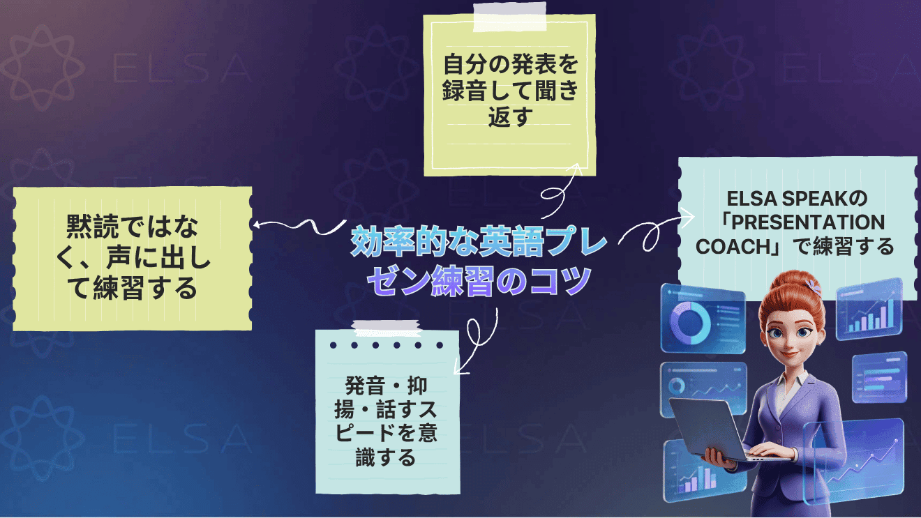 効率的な英語プレゼン練習のコツ