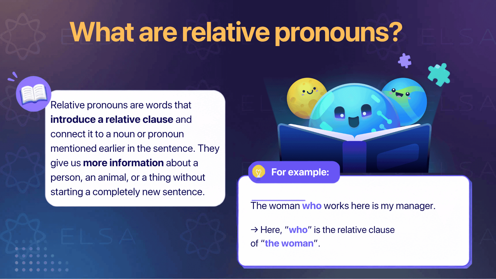 Relative pronouns definition