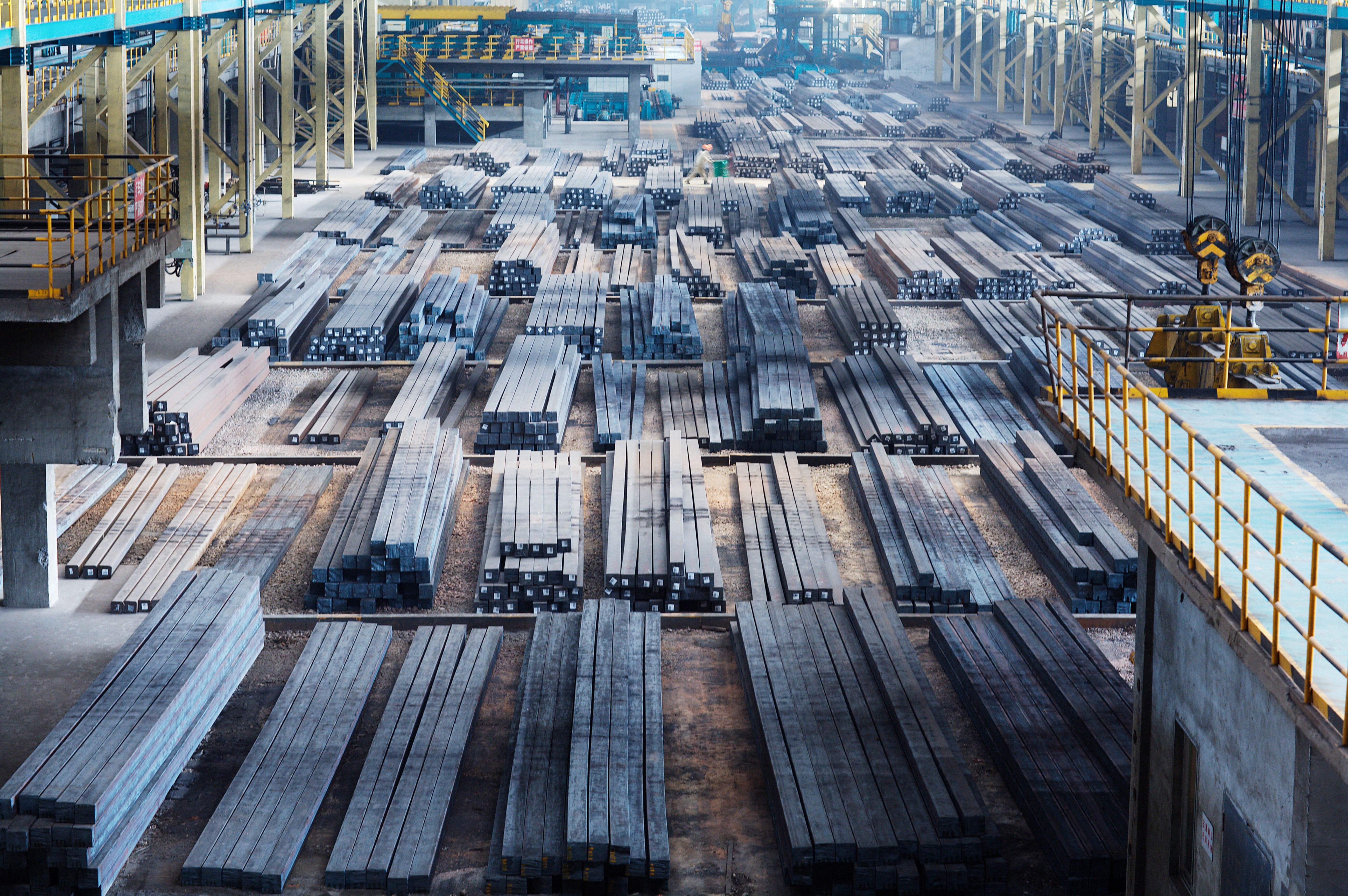 Steel manufacturing plant